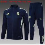 Chándal Real Madrid 2025/26 ( Drak Bule Long zipper) - NIÑOS